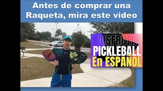 Que es Pickleball y como se Juega   Tipos de Raquetas para jugar Pickleball [upl. by Hairaza]