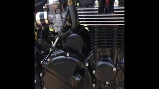 Honda CB750 sevenfifty RC42 scrambler build walk around and exhaust sound part 2b [upl. by Elwood]