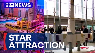 Lego Star Wars exhibition coming to Melbourne  9 News Australia [upl. by Lionel]