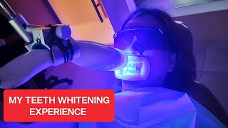 MY TEETH WHITENING EXPERIENCE  CENTER FOR ADVANCED DENTISTRY CAD [upl. by Mikal247]