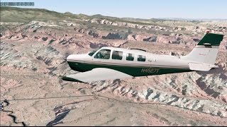 XPlane 1051 VFR Hanksville KHVE to Bryce Canyon KBCE Utah G2XPL Scenery amp VATSIM [upl. by Bywoods]