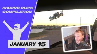 January 15  iRacing Clips Compilation [upl. by Eilsil]