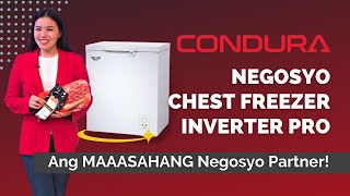 WHY CONDURA  Condura Negosyo Chest Freezer Inverter Pro [upl. by Lolita]