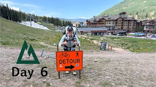 Colorado Trail 2024  Day 6 Breck Copper amp a Detour [upl. by Rickie771]