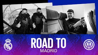 REAL MADRID vs INTER  ROAD TO MADRID  From Milano to the Bernabéu ✈⚫🔵🇪🇸 [upl. by Tichonn]