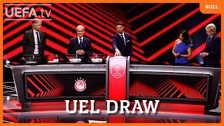 202425 UEL League Phase Draw [upl. by Mathur494]