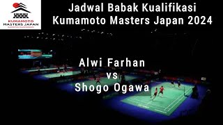 Jadwal Babak kualifikasi Kumamoto Masters Japan 2024  1 wakil Indonesia bertanding hari ini [upl. by Dearden]