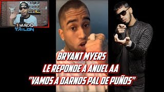 ANUEL AA le Tira a BRYANT MYERS en FULETE  Bryant Myers lo Invita a PELEAR 😮😱 [upl. by Jueta247]