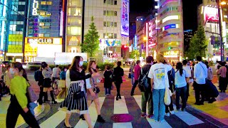 💖 Tokyo Shinjuku Walk 💖✨🍷👩‍❤️‍👨 Sleepless Night ♪ 💄🌃🐶📺 4K ASMR Nonstop 1 hour 06 minutes ⌚ [upl. by Sadie]