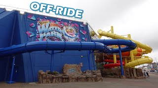 Sandcastle Indoor Waterpark OffRide Footage Blackpool UK  NonCopyright [upl. by Nnyrat433]