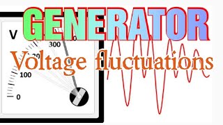 Generator voltage fluctuations [upl. by Alyakcm]