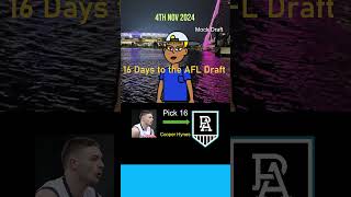 Road to 2024 afldraft mock for November pick 16 Cooper Hynes australianfootball draft afl short [upl. by Foscalina]