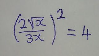 Russian Olympiad Mathematics The two possible values of x [upl. by Inait]