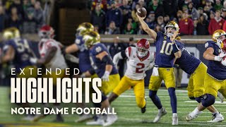 EXTENDED HIGHLIGHTS  Notre Dame Football vs Southern Cal 2023 [upl. by Norrek]