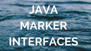 Java marker interfaces Manohar academy [upl. by Hultin]