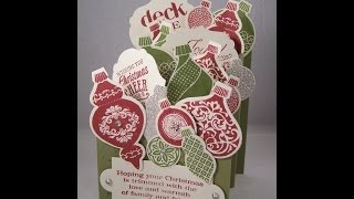 How to Cascading Card Christmas [upl. by Akemor]