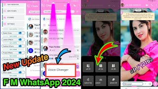 FMWhatsApp 2024  UnAdmin amp Admin All  New Whatsapp Mod  Fix UnOfficial  MENOS DE  Hide Tag [upl. by Ordisi]