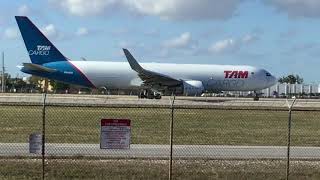 Plane spotting at Miami International Airport on March 26 2023 [upl. by Elmina]