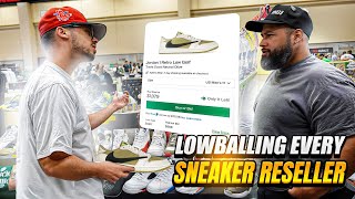 Lowballing EVERY Sneaker Reseller I Meet At SneakerCon [upl. by Aikam]