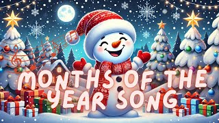 🎶 The 12 Months Song 🎉  Fun amp Easy Way to Learn the Months of the Year 🌟 [upl. by Gisella]