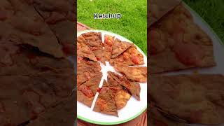 Roti Nachos Recipe🥙leftover chapati chips Shortsyoutube [upl. by Gilus]