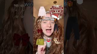 Making a Winter Outfit ☃️❄️🎁 youtubeshorts shorts winter short explore foryou fyp [upl. by Nnylg]