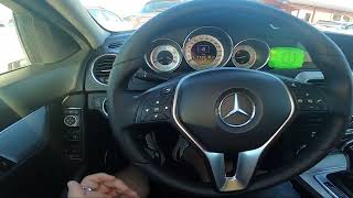 How to Enable or Disable Parking Brake in Mercedes Class C W204  2006 – 2014 [upl. by Airotnes951]