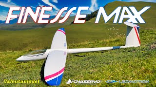 😍 BEST 4 METERS SPORT RC GLIDER 😍 FINESSE MAX ALPINE VALENTA MODEL 🔥 CINEMATIC DEMO 🔥 [upl. by Boris]