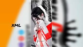 Sajna Tere Liye Sajna । new trending bangla song alight motion XML 💥💯 [upl. by Franek585]