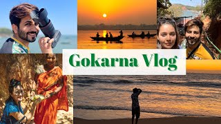 Gokarna Vlog  Best Sunset View Ever in gokarnabeach [upl. by Mcevoy]