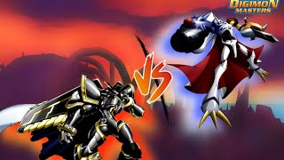 Omegamon X vs Alphamon Ouryuken Awaken  Digimon Masters Online [upl. by Noiemad927]