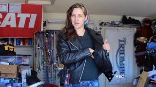 Viking Cycle Presents Cruise Womens Leather Motorcycle Jacket Review Video Best Leather Jacket [upl. by Voe308]