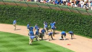 FANS throw trash on WRIGLEY FIELD after PINIELLA EJECTION 72608 Cubs vs Marlins [upl. by Eiramyma]