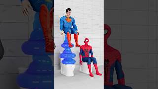 Itna potty Kaun karta hai batmanvsironman spiderman batmanvsuperman superman funnyshorts [upl. by Richia]