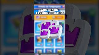 GASTO 100K FICHAS 😱 supercell humor clashroyale [upl. by Behnken]