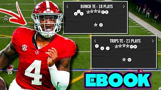 FREE Alabama Offensive EBOOK Learn The BEST OFFENSE In College Football 25 [upl. by Phoebe]