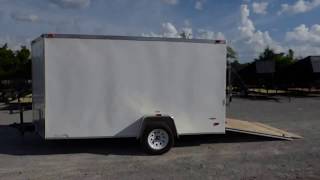 Enclosed Trailer 7x12 Single Axle 3500 lbs [upl. by Jenkins467]