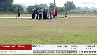 Live Cricket Match  Spartan Fitness vs Star Warriors Official  27Oct24 1017 AM 20 overs  Cric [upl. by Nosnar]