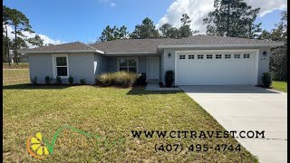 6670 N Bedstrow Blvd  4 Bedroom  2 Bath  Citrus Springs FL [upl. by Mafalda]