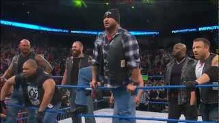 World Champion Bully Ray with the Aces and Eights  August 29 2013 [upl. by Litch123]