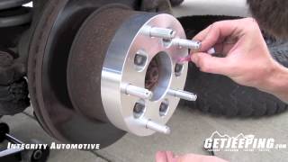 How to Install wheel adapters  GetJeeping [upl. by Moya]