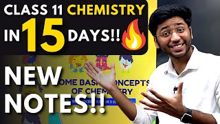 Complete Class 11 Chemistry in 15 Days  Solid Strategy  New Notes  Term 1  Shobhit Nirwan [upl. by Areivax]