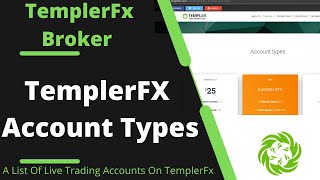 TemplerFx Broker  Account types Explained [upl. by Yhtorod]