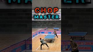 Chop Master 😮 Table Tennis Rally 🏓 tabletennis shorts [upl. by Eentihw775]