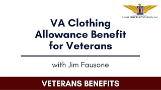 VA Clothing Allowance Benefit for Veterans [upl. by Swords]