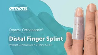 Express Orthopaedic® Distal Finger Splint DF416 [upl. by Ellemaj]