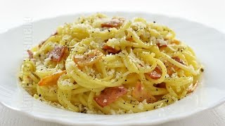 Spaghete carbonara fara smantana  JamilaCuisine [upl. by Imnubulo830]