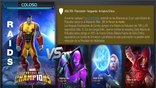 COLOSO VS RAIDS  MARVEL CONTEST OF CHAMPIONS [upl. by Yllitnahc]