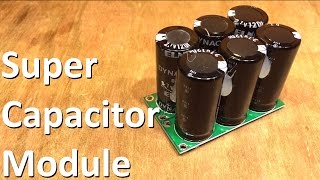 Super Capacitor Module  12v Solar Shed [upl. by Derward]