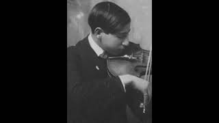 Chopins Nocturne Opus 9 played by violinist Bronislaw Gimpel [upl. by Udell]